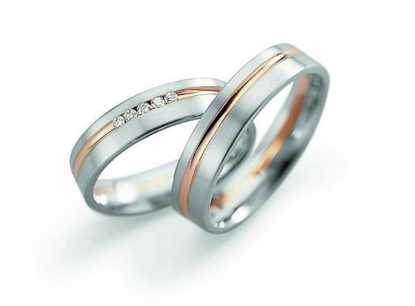 Trauringe Weissgold von Fischer 06 05327/050